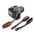 Caméra PU Poignet-Sangle Double Couche En Cuir À La Main Lanière pour Panasonic Lumix FZ2000 FZ1000