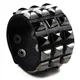 Punk Rock – Bracelet gothique large pour hommes et femmes manchette en cuir Rivets noirs breloque