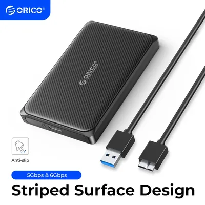 ORICO-Boîtier de disque dur externe Zelico-B 2.5 pouces SATA vers USB 3.0 5Gbps et 6Gbps pour