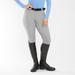 Piper Evolution Mid - rise Breeches by SmartPak - Knee Patch - 44R - Warm Grey W/ Dark Periwinkle - Smartpak