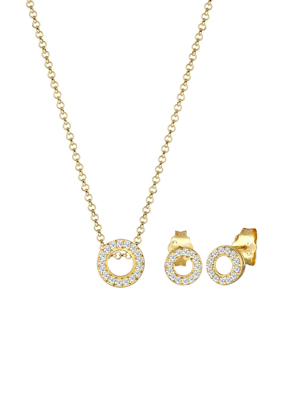 Elli Diamonds Schmuckset Damen gold, 45