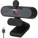 Webcam 1080P avec Microphone, Webcam pour pc avec Cache Camera Ordinateur, Webcam Full hd Camera