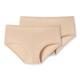 uncover by Schiesser - Damen - Shorty - 2er Pack (XL Sand)