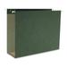 Business Source Hanging Box Bottom File Folder - 25 per box Legal - 3 Expansion - Standard Green