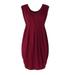 Sleeveless Bodycon Clothes Dress Pregnant Maternity Women Dress Solid Maternity dress