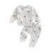 Newborn Toddler Baby Boy Fall Winter Outifts Clothes Kids Pumpkin Animal Pullover Shirts Tops Pants 2Pcs Tracksuit