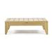 Westminster Teak Aman Dais Coffee Table Wood in Brown | 10.5 H x 33.5 W x 33.5 D in | Wayfair 14315