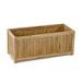 Westminster Teak Wood Planter Box Wood in Brown | 20 H x 20 W x 48 D in | Wayfair 18130
