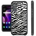 Compatible with TCL ION X 4G | TCL ION V | TCL 40 Z (2023); Hybrid Fusion Guard Phone Case Cover (Zebra Skin )