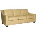 Vanguard Furniture Nicholas 77.5" Sleep Sofa Genuine Leather in Gray | 37.5 H x 77.5 W x 38.5 D in | Wayfair L644-SS_2755_Hampton