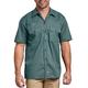 Dickies Men's Short Sleeve Work Shirt, Lincoln Green, XL