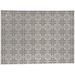 Taupe Rectangle 8' x 10' Kitchen Mat - Foundry Select LIBERTY CHARCOAL Kitchen Mat By Marina Gutierrez 96.0 x 120.0 x 0.08 in white/brown | Wayfair