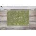 Green/White 120 x 96 x 0.08 in Area Rug - Indoor Floor Mat By Red Barrel Studio® Polyester | 120 H x 96 W x 0.08 D in | Wayfair