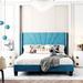 Mercer41 Kameren Queen Platform Bed Upholstered/Velvet | 46.9 H x 66.7 W x 84.4 D in | Wayfair 5DF327C7FCF84E969AB232AD735FCE87