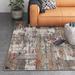 Gray/White 72 x 48 x 0.38 in Living Room Area Rug - Gray/White 72 x 48 x 0.38 in Area Rug - 17 Stories Keishasha Modern Grey/Multi Area Rug, Easy Cleaning, Non Shedding, Bed Room, Living Room, Dining Room, Kitchen Microfiber | Wayfair