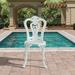 Astoria Grand Bedo Patio Dining Side Chair in White | 35.04 H x 20.28 W x 16.54 D in | Wayfair D70E3E145A1D4232892F72F58957AFD8