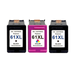 3 Pack High-Yield Black Tri-Color Ink Cartridges For HP CH563WN CH564WN 61XL Compatible For Use With HP DeskJet 1056 1510 1512 2050 2510 2512 2514 2540 2542 2544 2646 2547 OfficeJet 2620 2621 More
