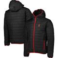 Men's Black Liverpool Padded Hoodie Full-Zip Jacket