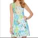 Lilly Pulitzer Dresses | Lilly Pulitzers Janice Shift In Pool Blue Let’s Cha Cha Size 4 | Color: Blue/Green | Size: 4
