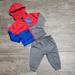 Nike Matching Sets | Baby Nike Outfit | Color: Gray/Red | Size: 12mb
