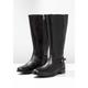 Weitschaftstiefel SHEEGO "Große Größen" Gr. 44, XXL-Schaft, schwarz Damen Schuhe Lederstiefel mit dekorativen Schnallenbändern