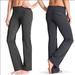 Athleta Pants & Jumpsuits | Athleta Fusion Yoga Pants Xs Wide Flare, Leg Pants, Leggings Charcoal Gray | Color: Gray | Size: Xs