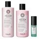 Maria Nila Luminous Colour Shampoo, Conditioner & Argan oil (350/300 / 30 ml), Reduces Colour Loss from Washing, Pomegranate Counteracts Dehydration, 100% Vegan & Sulfate/Paraben free