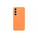 Samsung Silicone Smartphone Case EF-PS911 für Galaxy S23, Handy-Hülle, Silikon, Kratzfest, Schlankes Design, Orange