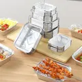 Plats et casseroles en aluminium rectangulaires plaque de four poulet barbecue plats à emporter