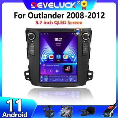 Autoradio pour Mitsubishi Outlander Xl 2 2008-2012 lecteur vidéo multimédia navigation GPS