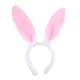 Bandes de cheveux oreilles de lapin en peluche pour femmes et filles oreilles de lapin douces