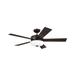 Luminance Brands Emerson Cronley 54" Ceiling Fan Light Fixture And Remote, Oil Rubbed Bronze in Brown/White | Wayfair CF411ORB