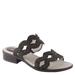 David Tate Journey - Womens 8.5 Black Sandal Medium