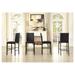 Red Barrel Studio® Yanaira Bar Height Dining Set Wood/Upholstered in Brown | Wayfair E455096665C2450C8F169F12682240E4