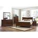 Charlton Home® Cherylynn Panel Bedroom Set Twin 3 Piece: Bed, 2 Nightstands Wood in Brown | 52 H x 43 W x 79 D in | Wayfair