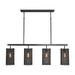 Hammerton Studio Uptown Mesh 43 Inch 4 Light Linear Suspension Light - PLB0019-43-GB-F-001-L1