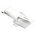 2Pcs Garden Trowel Gardening Hand Shovel Square Head Stainless Steel Garden Tool - Silver Tone