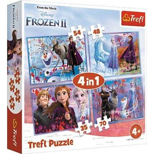 4 in 1 Puzzle - Disney Frozen (Kinderpuzzle)
