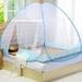 Moresave Single Person Anti Mosquito Net Tent Bed Mosquito Net Mesh No Need to Install for Summer Indoor Outdoor White 100x190x110 cm