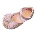 ASEIDFNSA 7 Toddler Shoes Little Girl Size 11 Boots Fashion Spring And Summer Children Dance Shoes Girls Performance Princess Shoes Rhinestone Pearl Sequins Bowknot Lightweight Comfortable