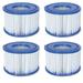 Bestway SaluSpa Hot Tub Filter Pump Type VI Replacement Cartridges (4 Pack)