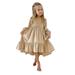 ASEIDFNSA Girls Casual Summer Dresses Frock Baby Kids Little Girls Daily Dress Autumn Long Sleeve Solid Irregular Princess Dress Ruffle Casual Party Dresses Outfits Clothes