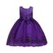 ASEIDFNSA Princess Dress Toddler Junior Bridesmaid Dresses for Girls Size 7 - 16 Girls Toddler Floral Dress Baby Kids Party Dress Ball Gown Clothes Princess Girls Dress&Skirt