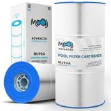 MOAJ Advanced Pool Filter Replaces Hayward C900 CX900RE PA90 Unicel C-8409 Filbur FC-1292 Sta-Rite PXC95 Clearwater II ProClean 100 817-0100 PCCF-100 | 17 3/8 x 8 15/16 | 90 SQ FT | Washable