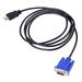 Universal Hdmi To Vga Hd Converter Cable Pvc Hdmi Male To Vga W7F5