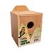 Happy Beaks Finch Nest Box, 5.88" H, 1.07 OZ, Natural Wood