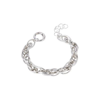 Women's Chain Link Bracelet by Accessories For All in Silver