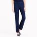 J. Crew Pants & Jumpsuits | J Crew Campbell Trouser Navy Bi-Stretch Wool Pants 4p Petite | Color: Blue | Size: 4p