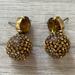 J. Crew Jewelry | J. Crew Amber Crystal Ball Drop Earrings | Color: Brown/Gold | Size: Os