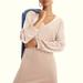 Madewell Dresses | Madewell Velvet Balloon-Sleeve Rose Dress/Tunic Size M. | Color: Pink | Size: M